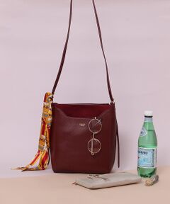 Bene/レザーコンビショルダーBAG