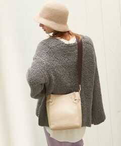 Benel/レザーバケットTAPEショルダーBAG