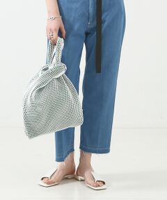 【ミニポーチ付き】メッシュホーボー2WAYBAG