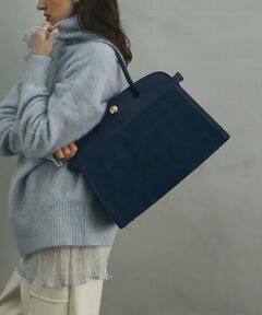 Ecran/A4レザーフレームトートBAG