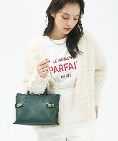 【TVドラマ使用商品】Dual/ベルテッドスクエアminiトートBAG