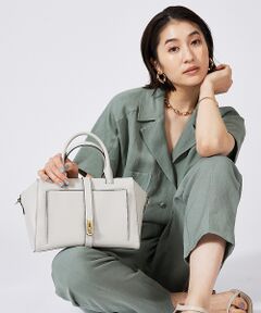 Classy／レザー2wayボストンバッグ