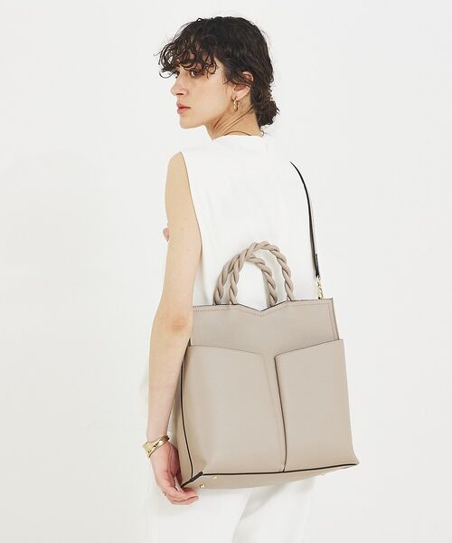 LOWELL Things / ロウェルシングス トートバッグ | 【定番/再入荷】Twiste/ダブルポケット2WAYトート L /A4サイズ | 詳細22