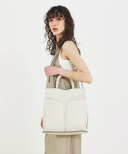 LOWELL Things / ロウェルシングス トートバッグ | 【定番/再入荷】Twiste/ダブルポケット2WAYトート L /A4サイズ | 詳細27