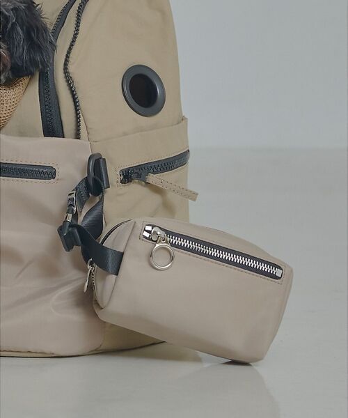 LOWELL Things / ロウェルシングス ペットグッズ | MATIE/マナーポーチ【Direction by  有末 麻祐子】（ベージュ）