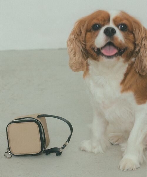 LOWELL Things / ロウェルシングス ペットグッズ | MATIE/フードポーチ【Direction by  有末 麻祐子】（ベージュ）