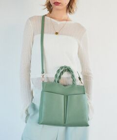 LOWELL Things / ロウェルシングス ショルダーバッグ | TWISTE/ダブルポケット2WAYトート M