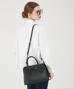 LOWELL Things / ロウェルシングス ショルダーバッグ | Belte/レザーベルテッド2WAYトート