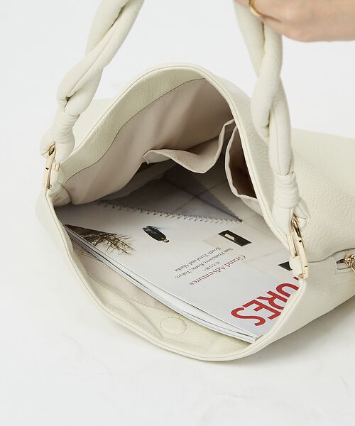 LOWELL Things / ロウェルシングス ショルダーバッグ | 【STORY掲載】Mira/WハンドルHOBOワンショルダーバッグ | 詳細18