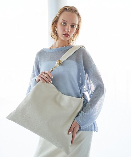 LOWELL Things / ロウェルシングス ショルダーバッグ | 【STORY掲載】Mira/WハンドルHOBOワンショルダーバッグ | 詳細8