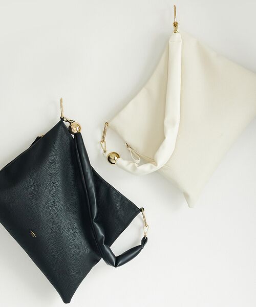 LOWELL Things / ロウェルシングス ショルダーバッグ | 【STORY掲載】Mira/WハンドルHOBOワンショルダーバッグ | 詳細12