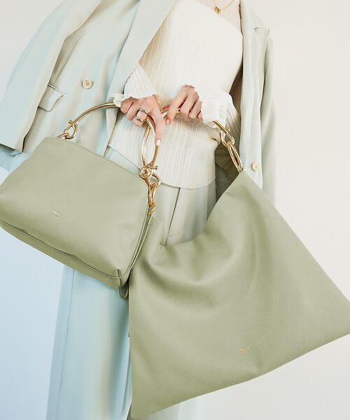 LOWELL Things / ロウェルシングス ショルダーバッグ | 【STORY掲載】Mira/WハンドルHOBOワンショルダーバッグ | 詳細25