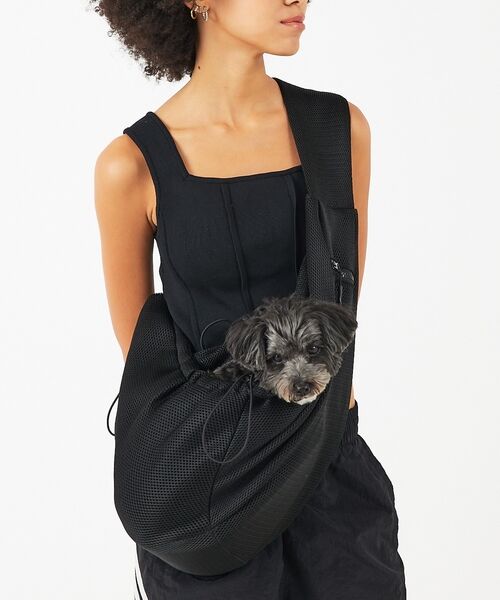 LOWELL Things / ロウェルシングス ペットグッズ | MATIE/ メッシュスリングバッグ・ペットキャリーバッグ【Direction | 詳細6
