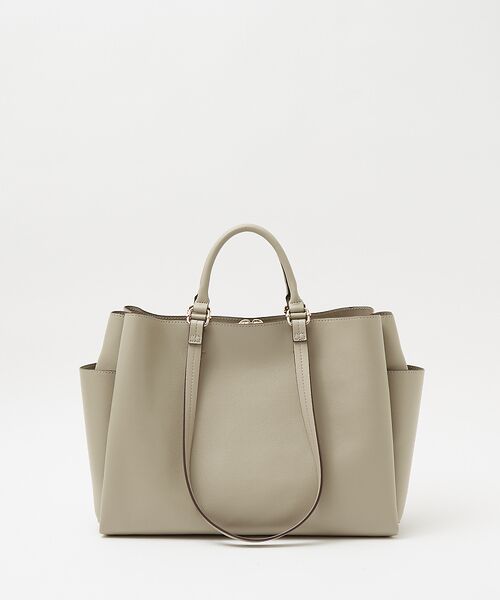 LOWELL Things/ロウェルシングス SOUER/ダブルハンドルA4トート ベージュ F LOWELL Things/ロウェルシングス SOUER/ダブルハンドルA4トート ベージュ F