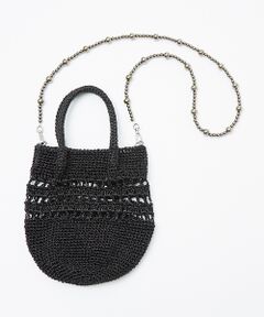 LOWELL Things / ロウェルシングス ショルダーバッグ | ●SOUER/マクラメビーズショルダー