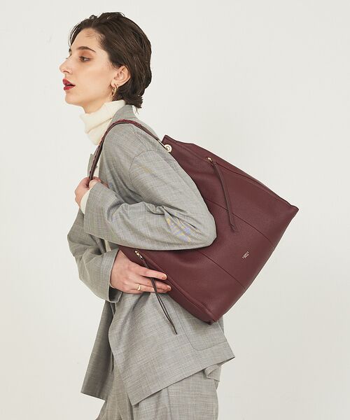 LOWELL Things / ロウェルシングス ショルダーバッグ | Valley/かがりレザーワンショルダー | 詳細1