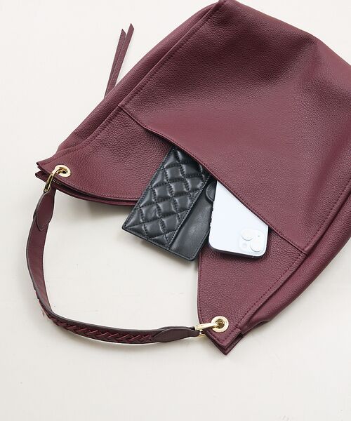 LOWELL Things / ロウェルシングス ショルダーバッグ | Valley/かがりレザーワンショルダー | 詳細17