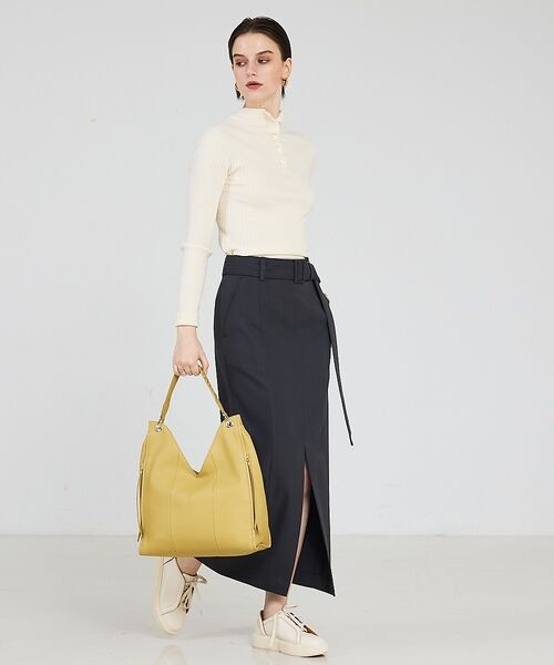 LOWELL Things / ロウェルシングス ショルダーバッグ | Valley/かがりレザーワンショルダー | 詳細22