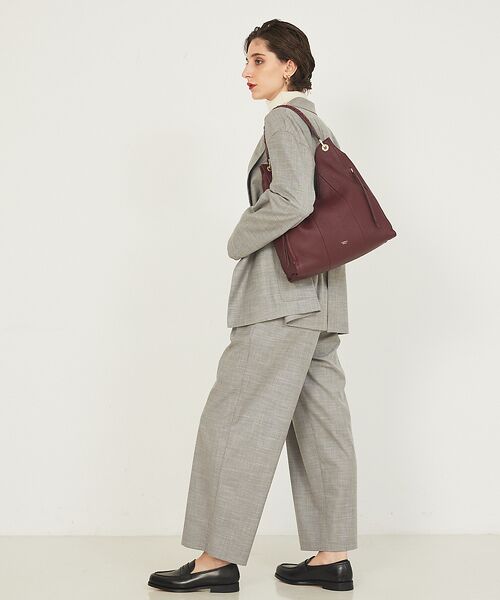 LOWELL Things / ロウェルシングス ショルダーバッグ | Valley/かがりレザーワンショルダー | 詳細4