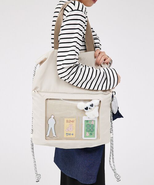 再入荷】オシゴトナップサックトート【推し活】 （トートバッグ