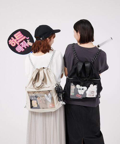再入荷】オシゴトナップサックトート【推し活】 （トートバッグ