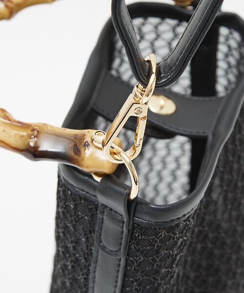 LOWELL Things / ロウェルシングス ハンドバッグ | ●SOUER/バンブーハンドルチュールバッグ | 詳細11