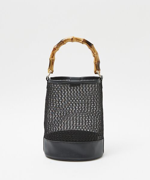 LOWELL Things / ロウェルシングス ハンドバッグ | ●SOUER/バンブーハンドルチュールバッグ | 詳細5