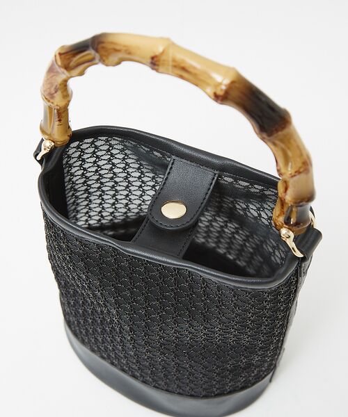 LOWELL Things / ロウェルシングス ハンドバッグ | ●SOUER/バンブーハンドルチュールバッグ | 詳細8