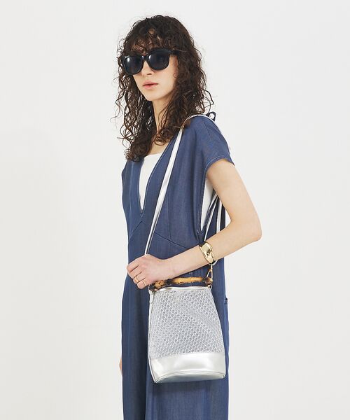 LOWELL Things / ロウェルシングス ハンドバッグ | ●SOUER/バンブーハンドルチュールバッグ | 詳細22