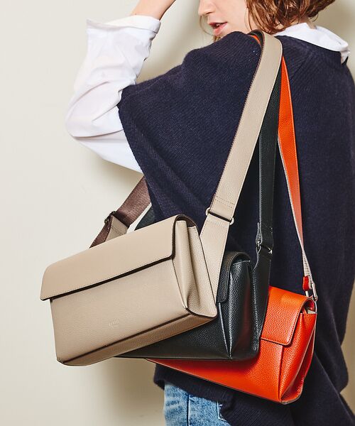 LOWELL Things / ロウェルシングス メッセンジャーバッグ・ウエストポーチ | Stri/レザークロスボディバッグ | 詳細1