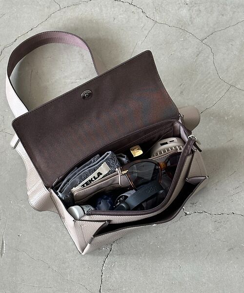 LOWELL Things / ロウェルシングス メッセンジャーバッグ・ウエストポーチ | Stri/レザークロスボディバッグ | 詳細19