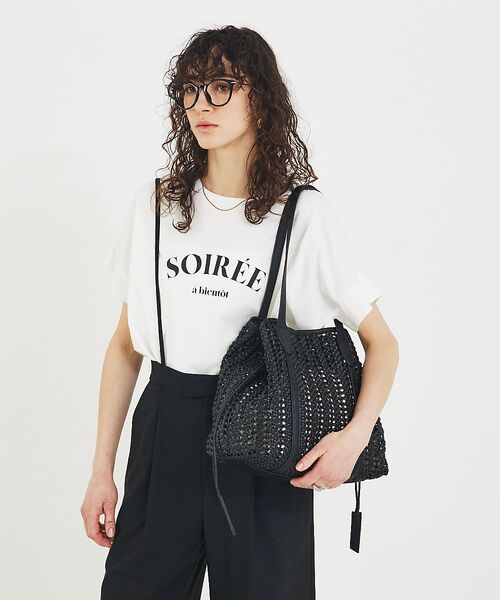 LOWELL Things / ロウェルシングス かごバック | Ciel/ドロストメッシュトートバッグ | 詳細3