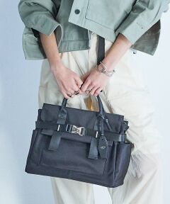 美品 LOWELL things ブラックナイロン トートバッグ 大容量 オシゴトトートバッグ｜LOWELL Things / ロウェル シングス