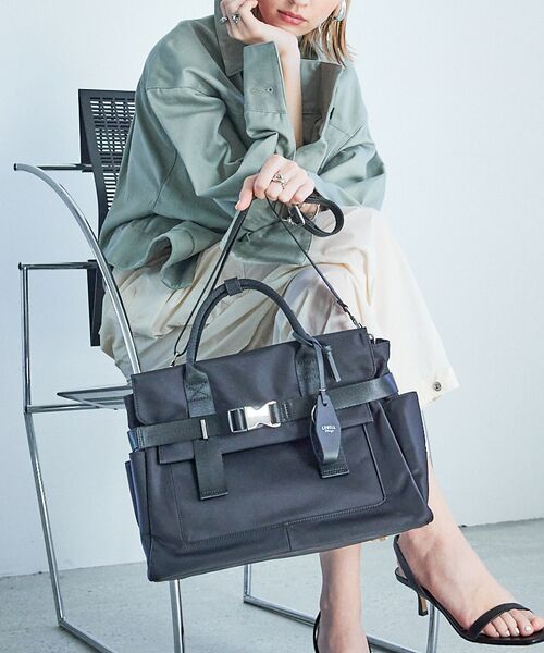 LOWELL Things / ロウェルシングス トートバッグ | 【CLASSY掲載】ABILITY/ナイロンBELTEDトート | 詳細3