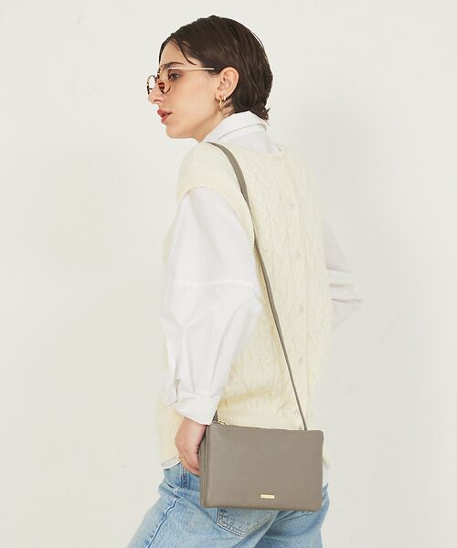 LOWELL Things / ロウェルシングス ショルダーバッグ | ●SOEUR/ダブルファスナーミニショルダー | 詳細3