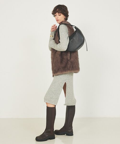 LOWELL Things / ロウェルシングス ショルダーバッグ | Mois/レザーハーフMOONショルダー | 詳細3