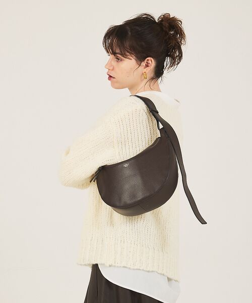 LOWELL Things / ロウェルシングス ショルダーバッグ | Mois/レザーハーフMOONショルダー | 詳細15