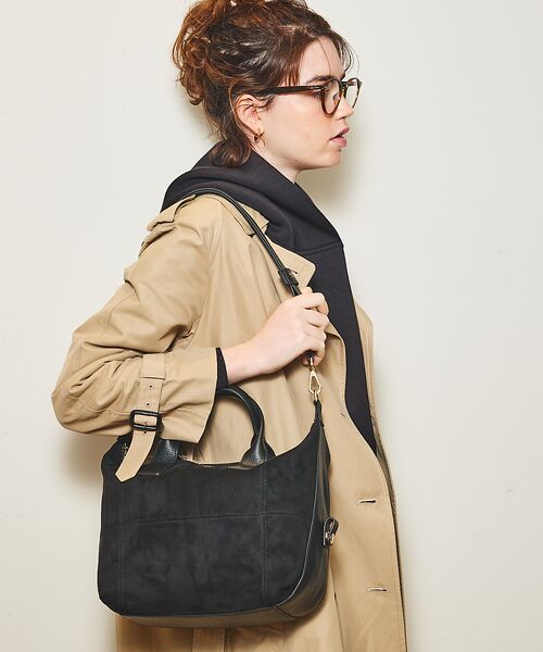 LOWELL Things / ロウェルシングス ボストンバッグ | Velu / 2WAYスエードボストンバッグ | 詳細3