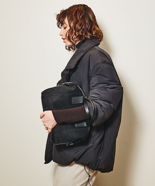 LOWELL Things / ロウェルシングス ボストンバッグ | Velu / 2WAYスエードボストンバッグ | 詳細5