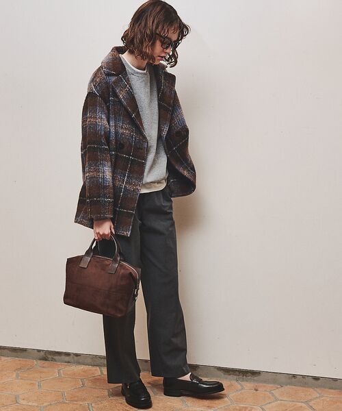 LOWELL Things / ロウェルシングス ボストンバッグ | Velu / 2WAYスエードボストンバッグ | 詳細12