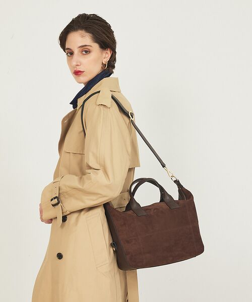 LOWELL Things / ロウェルシングス ボストンバッグ | Velu / 2WAYスエードボストンバッグ | 詳細14