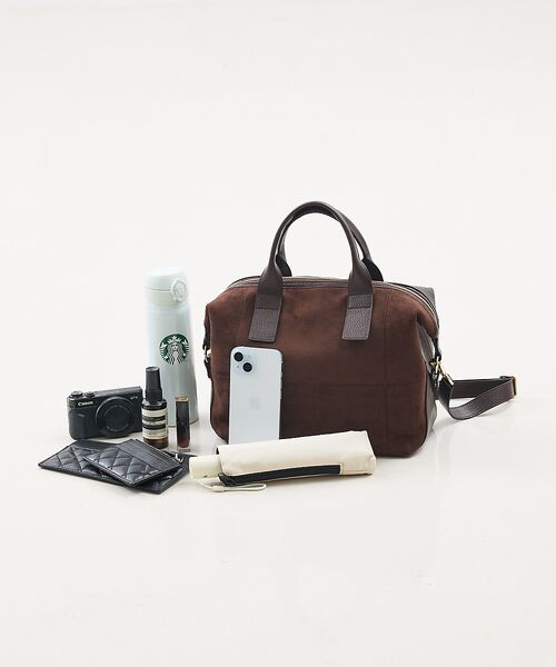 LOWELL Things / ロウェルシングス ボストンバッグ | Velu / 2WAYスエードボストンバッグ | 詳細16