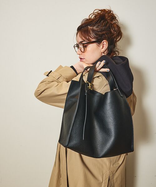 LOWELL Things / ロウェルシングス トートバッグ | Peak/メタルモチーフオープントート | 詳細1