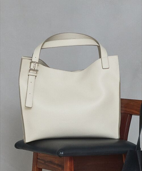 LOWELL Things / ロウェルシングス トートバッグ | 【新色追加】Peak/メタルモチーフオープントート【予約】（アイボリー）