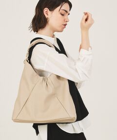 LOWELL Things / ロウェルシングス ショルダーバッグ | Sque/ギャザーワンショルダーバッグ