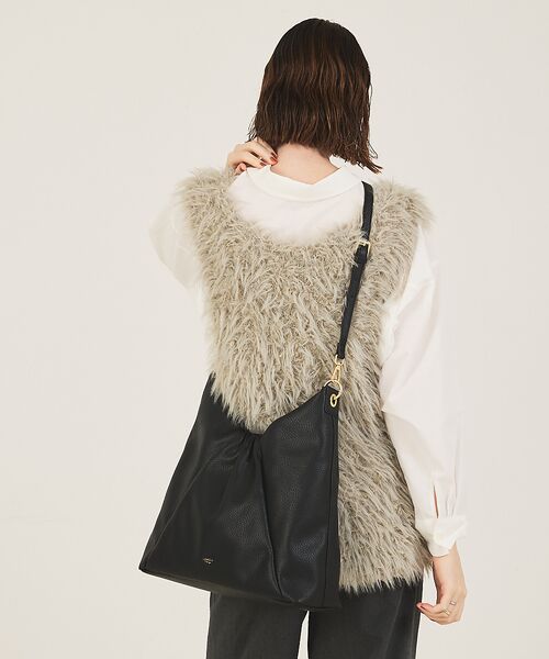 LOWELL Things / ロウェルシングス ショルダーバッグ | Sque/ギャザーワンショルダーバッグ | 詳細2