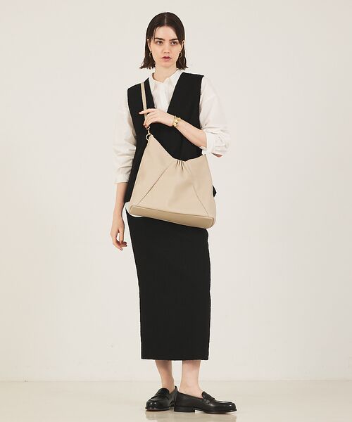 LOWELL Things / ロウェルシングス ショルダーバッグ | Sque/ギャザーワンショルダーバッグ | 詳細8