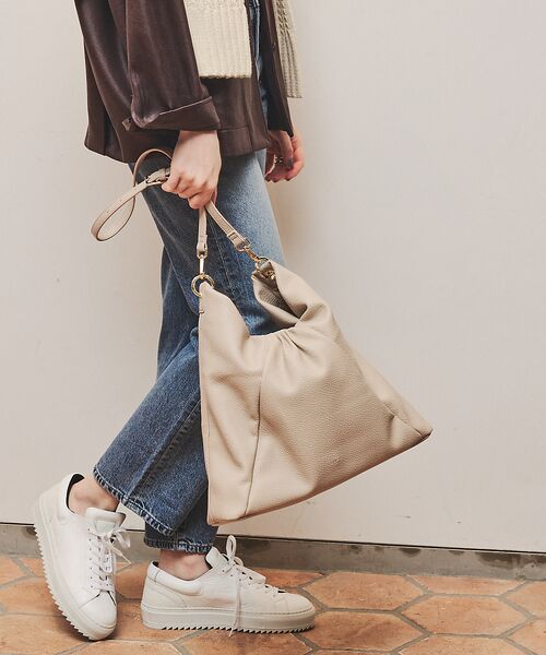 LOWELL Things / ロウェルシングス ショルダーバッグ | Sque/ギャザーワンショルダーバッグ | 詳細26