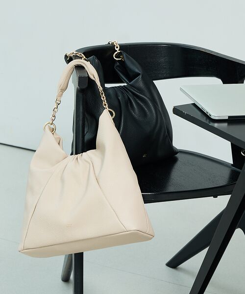 LOWELL Things / ロウェルシングス ショルダーバッグ | Sque/ギャザーワンショルダーバッグ | 詳細10