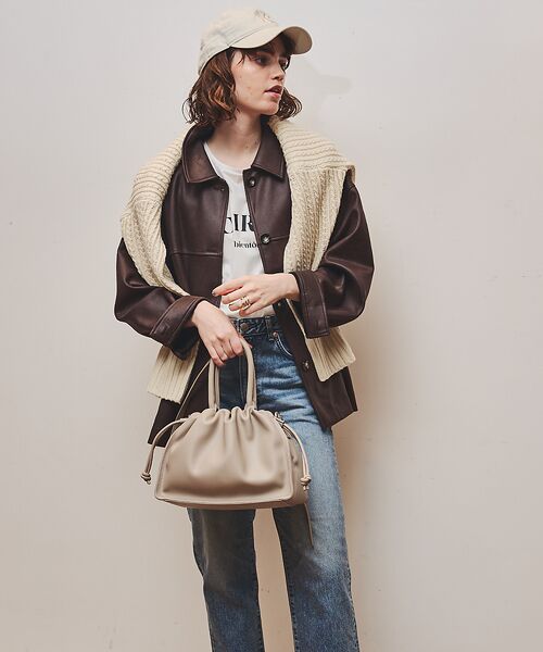 LOWELL Things / ロウェルシングス ショルダーバッグ | Poche/ドローストリングトートミニ | 詳細7